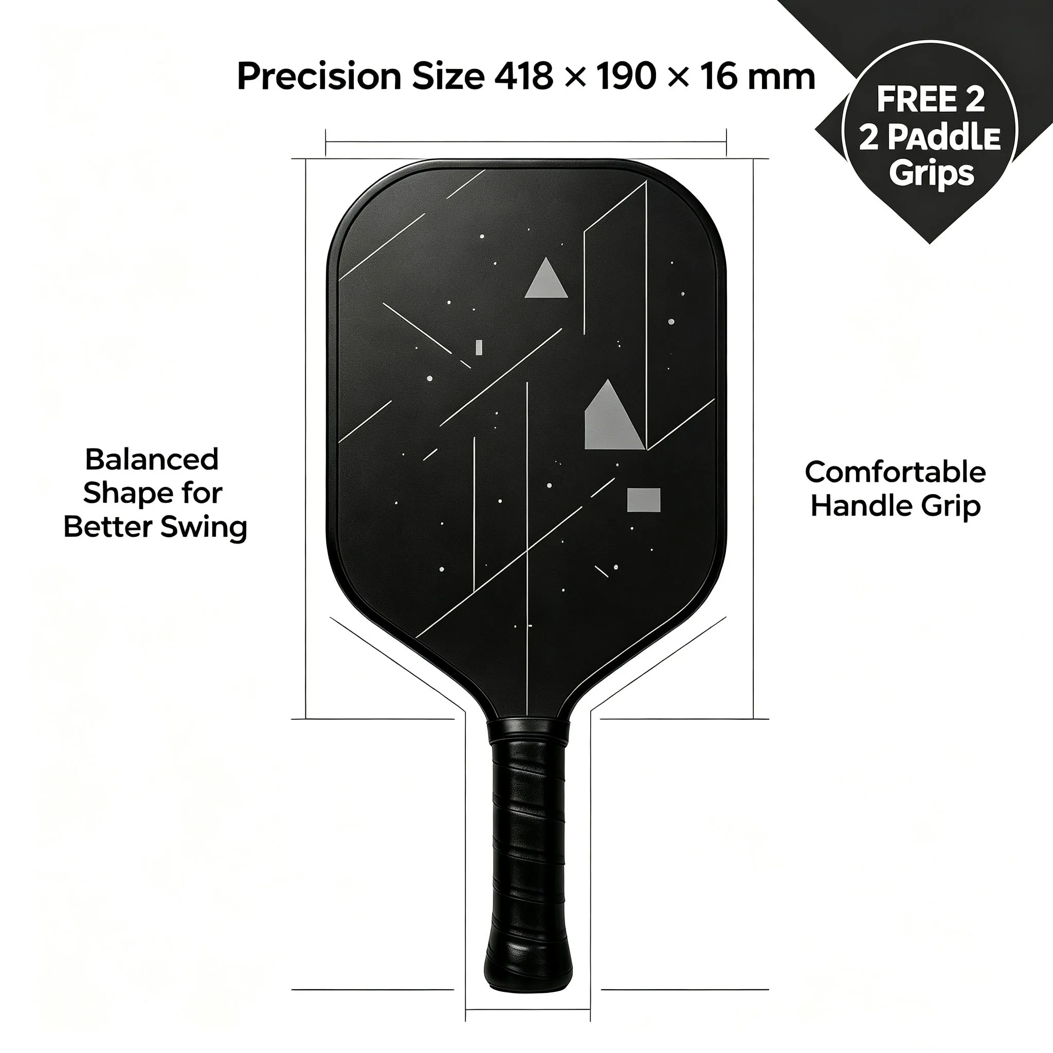 Brand New High-Precision T700 Carbon Fiber Racket PRO Professional Sports Equipment Outdoor Indoor Double Racket 16mm