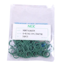 ( 14*1.78mm ) #12 R12 NBR Rubber O-Ring Seal Kit,High Temperature Resistance for Car Air Conditioning valve 3/8 1/2 5/8 3/4