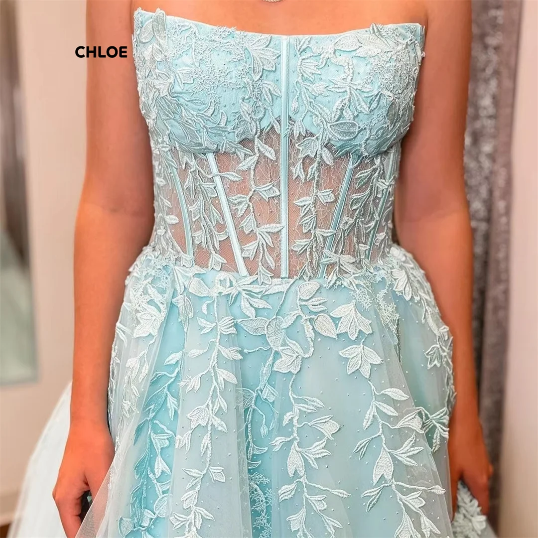 Custom Made Evening Dresses Woman Elegant Luxury Prom Dresses 2025 Line A Off-shoulder Sleeveless Robe Soiree Ball Gown Dress