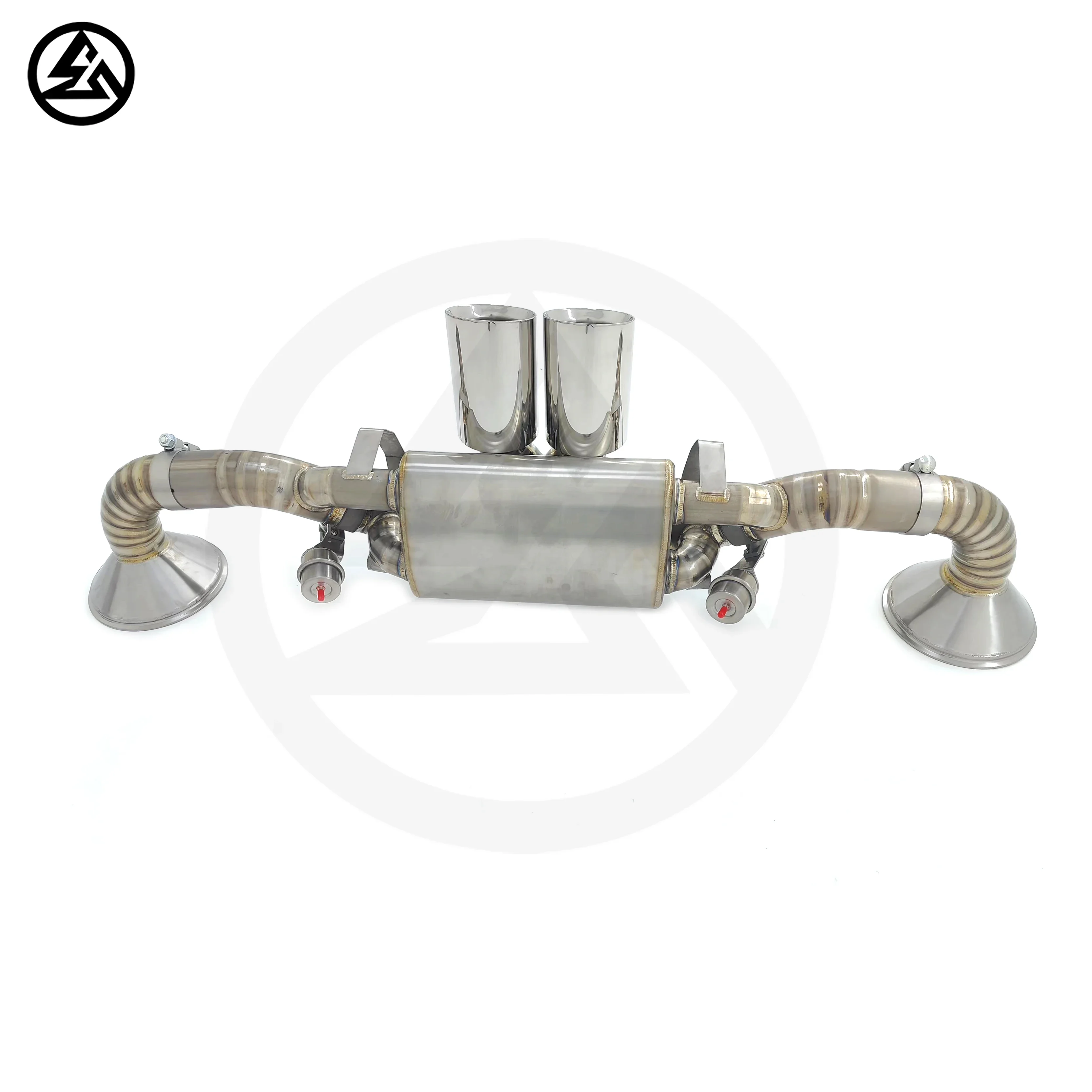 Valvetronic Titanium Exhaust for Porsche 911 992 2021-2023 Valved Axleback Muffler Exhaust Tips
