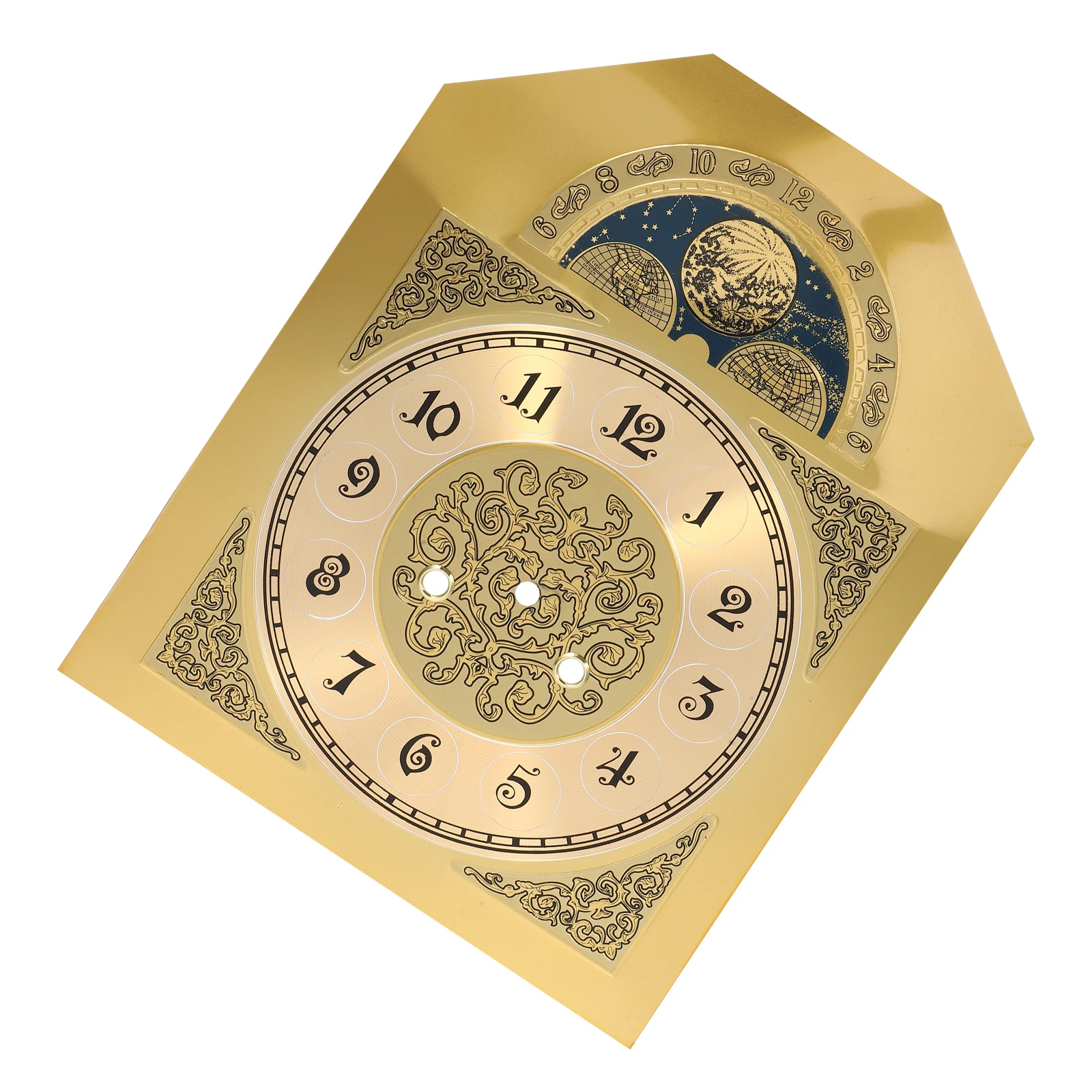 

Clock Movement Quartz Metal Dial DIY Wall Clock Face Replacement Parts Arab Numerals Dials Discs Stylish Home Decor