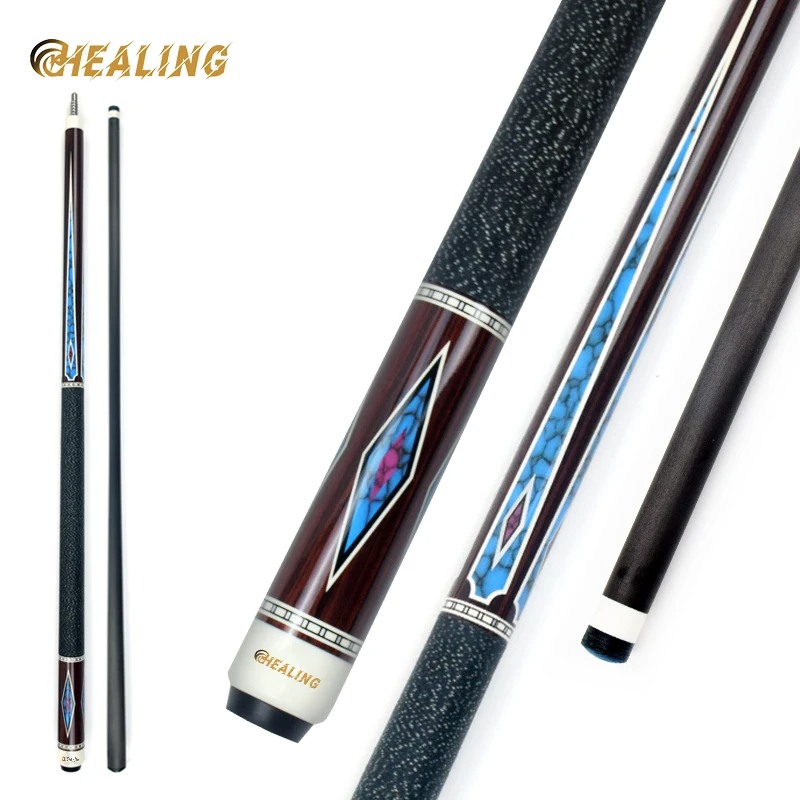 HEALING Carbon Fiber Low Deflection Pool Cue 2 Piece 58