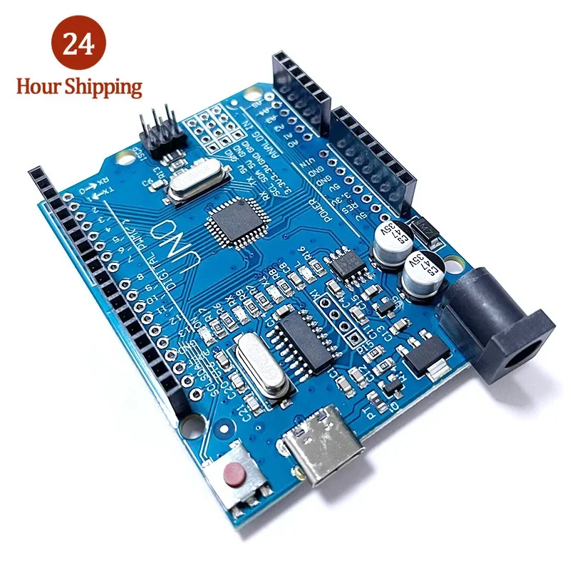 For UNO R3 Development Board ATMEGA328P CH340 / ATEGA16U2 Compatible For Arduino with Cable R3 Proto Shield Expansion Board