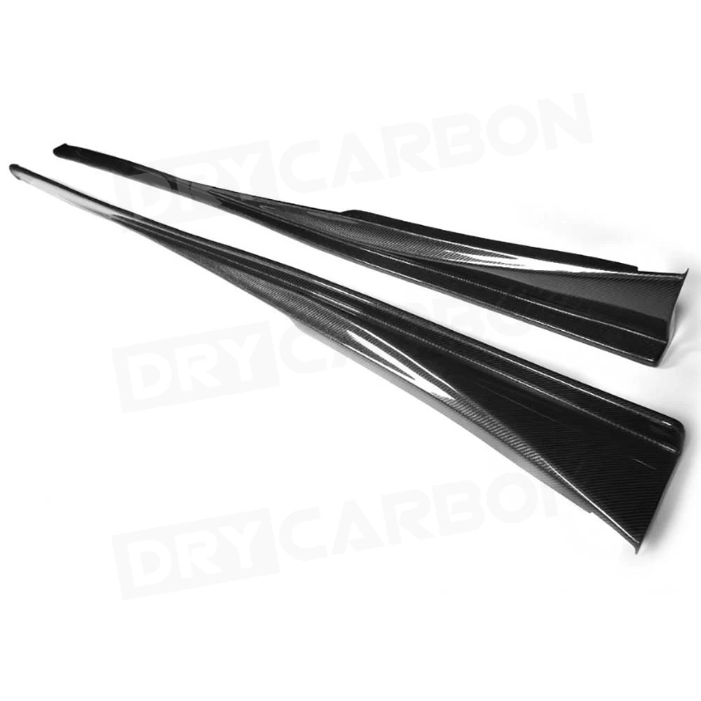 for Lexus IS250 IS350 F Sport 2013-2020 Carbon Fiber Side Skirts Rocker Panels Body Kits Spoiler Car Styling Accessories FRP view 4