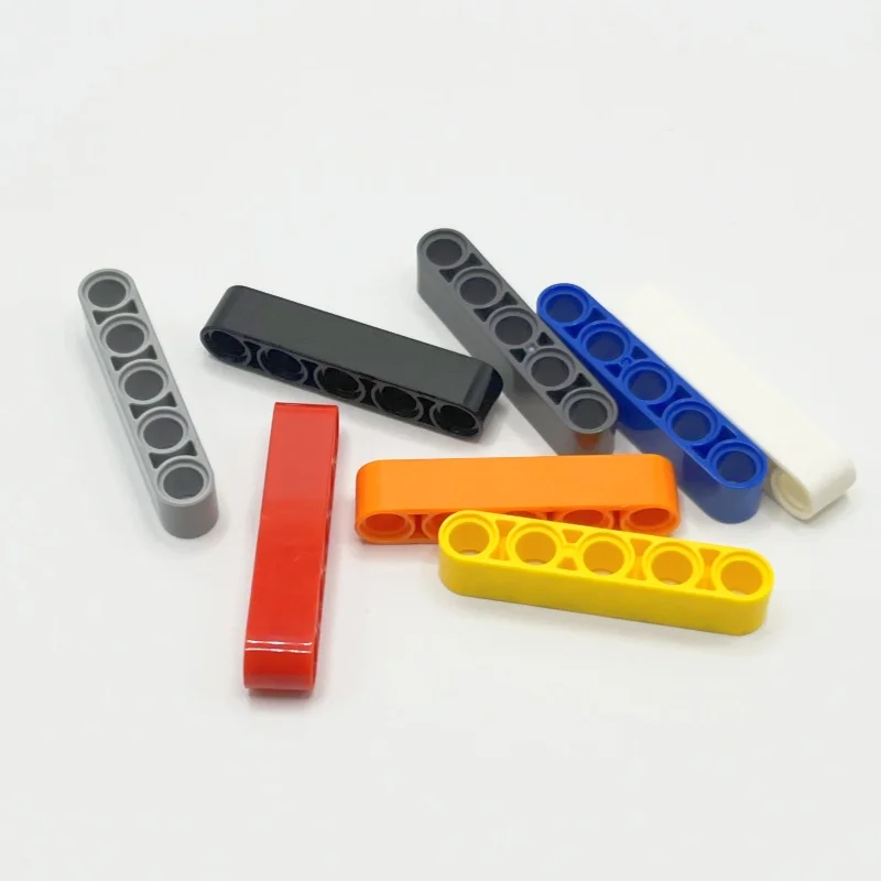 Blocos de Construção Técnicos MOC, Bulk Modular GBC Brinquedos, Liftarm, Bulk, Compatível, Grosso, 1x5, DIY, Lote, 32316