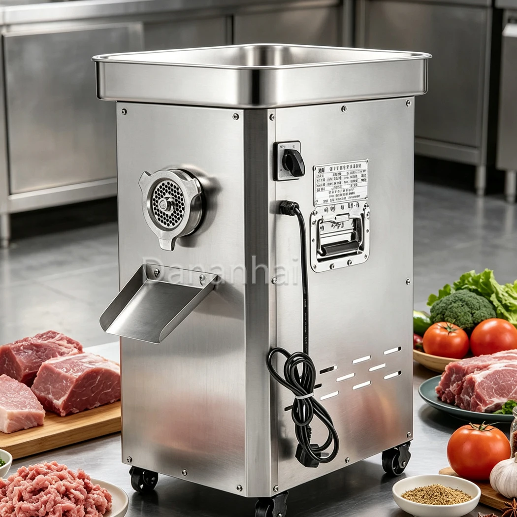 Meat Grinder Processor Machine Commercial Meat Mincer for Butchery Fresh Meat Grinding Application