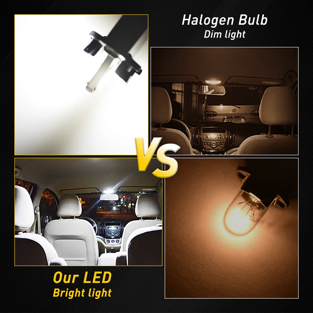 20/10/2X T10 W5W LED Canbus الداخلية ضوء الليل لبيجو 207 مازدا 2 3 6 CX5 CX3 جولف 4 5 6 7 فولكس فاجن أودي A3 8P A4 B6 B7 #5