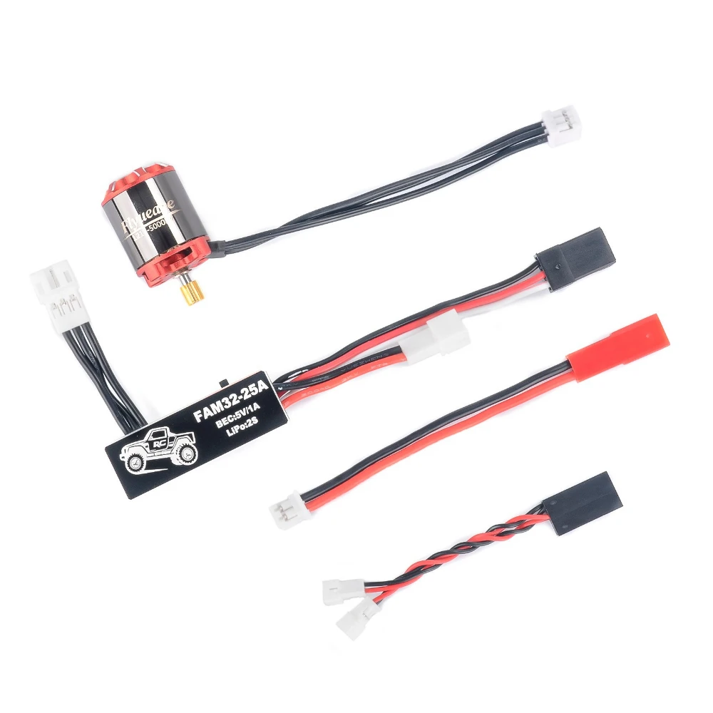 FLYUEACE 1212 5000KV External Rotor Brushless Motor Electric Adjustment Set for 1/30 Climbing Model Car FAM32-25A