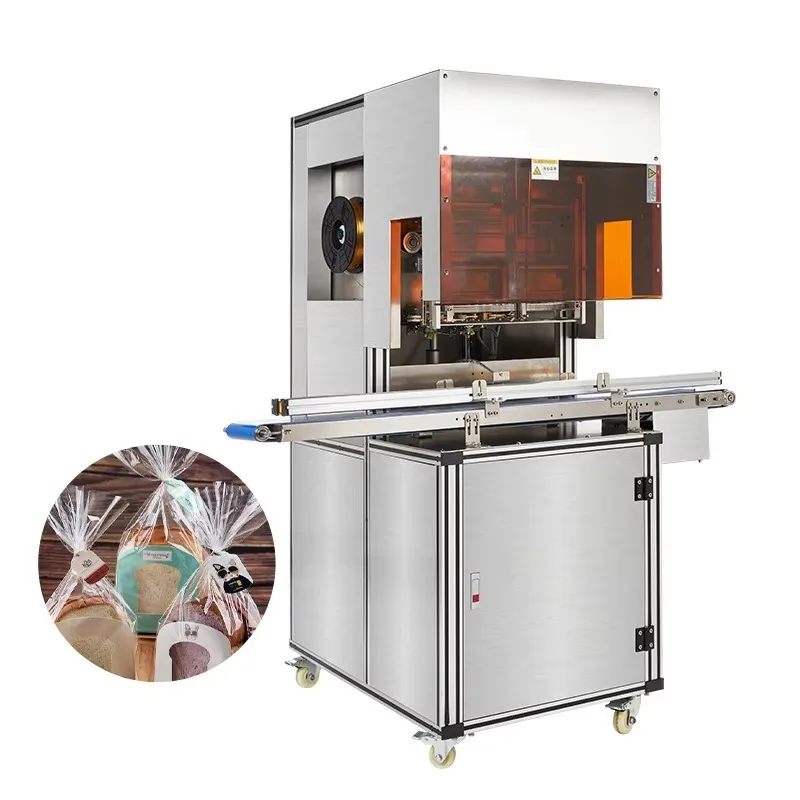 Nylon Bag Toast Cookies Biscuit Bread Twist Tie Tying Machine