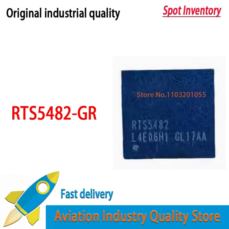100% New RTS5482 RTS5482-GR RTS5482-GRT QFN-56 Chipset  1~10PCS/lot
