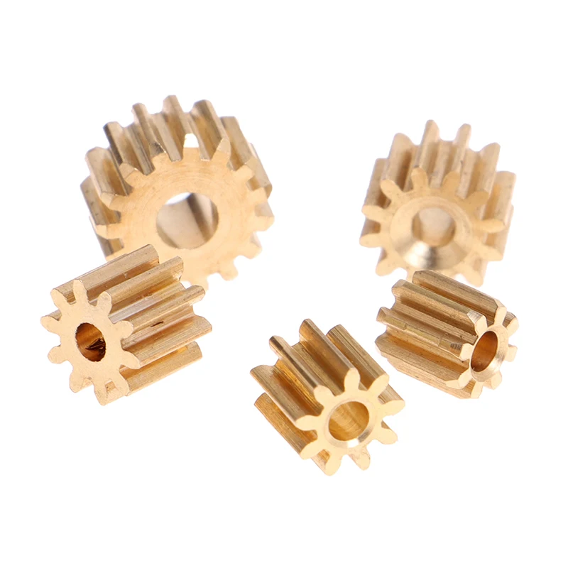 0.5M Modulus 8T 9T 10T 11T 12T 14T 15T 16T Teeth Copper Transmission Gear For Remote Control Aircraft RC Car Model Gear Box New