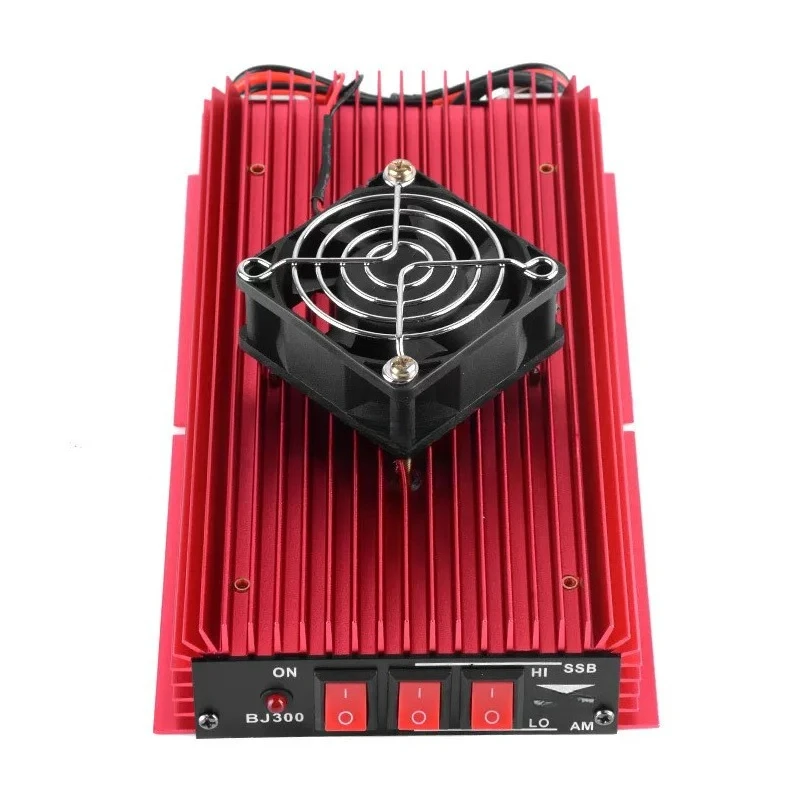 100W HF Linear Amplifier 3-30MHz, CB Radio Power Amp SSB FM AM with Fan for Mobile/Base Station