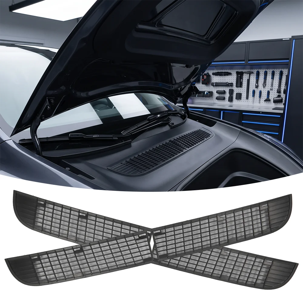 For Tesla Model Y Juniper ABS Car Insect-proof Net Front Trunk Air Vent Inlet Protective Cover Interior Accessories