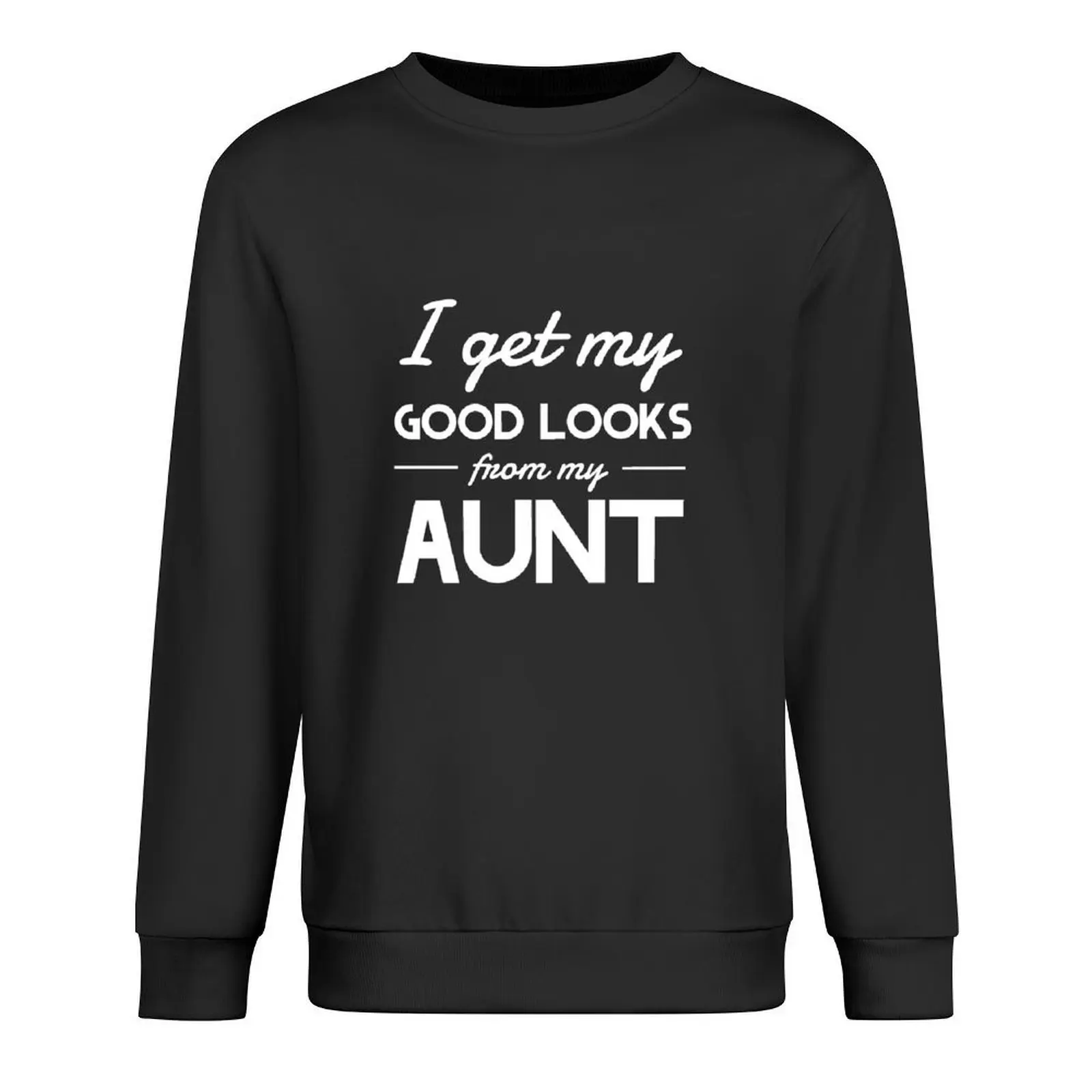 

I get my good looks from my aunt Pullover tracksuit men winter clothes korean style clothes anime clothing sweatshirts