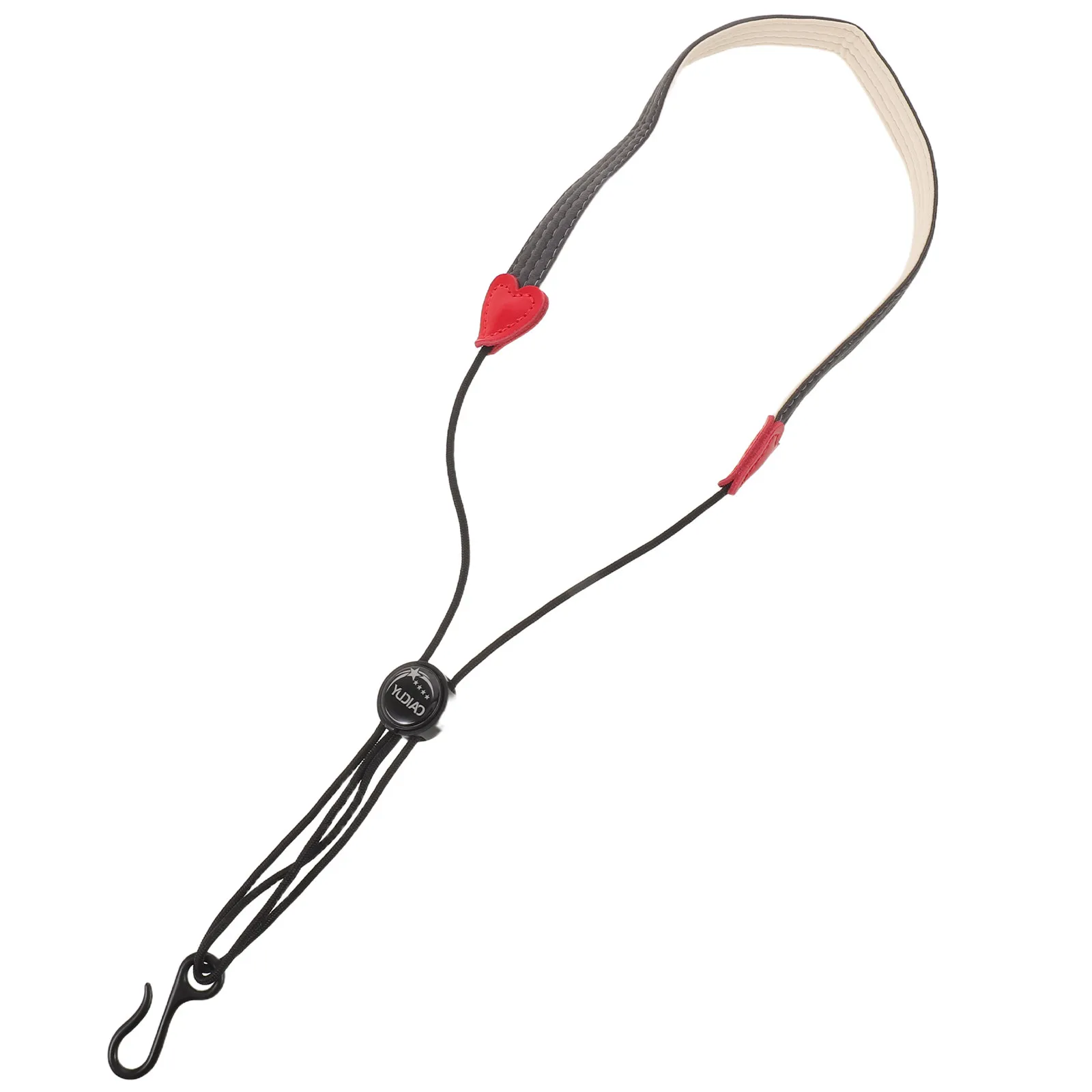 alca-de-clarinete-preta-ajustavel-com-acolchoamento-macio-para-o-pescoco-gancho-de-metal-resistente-ideal-para-apresentacoes-aulas-e-uso-geral-com-instrumentos-de-sopro