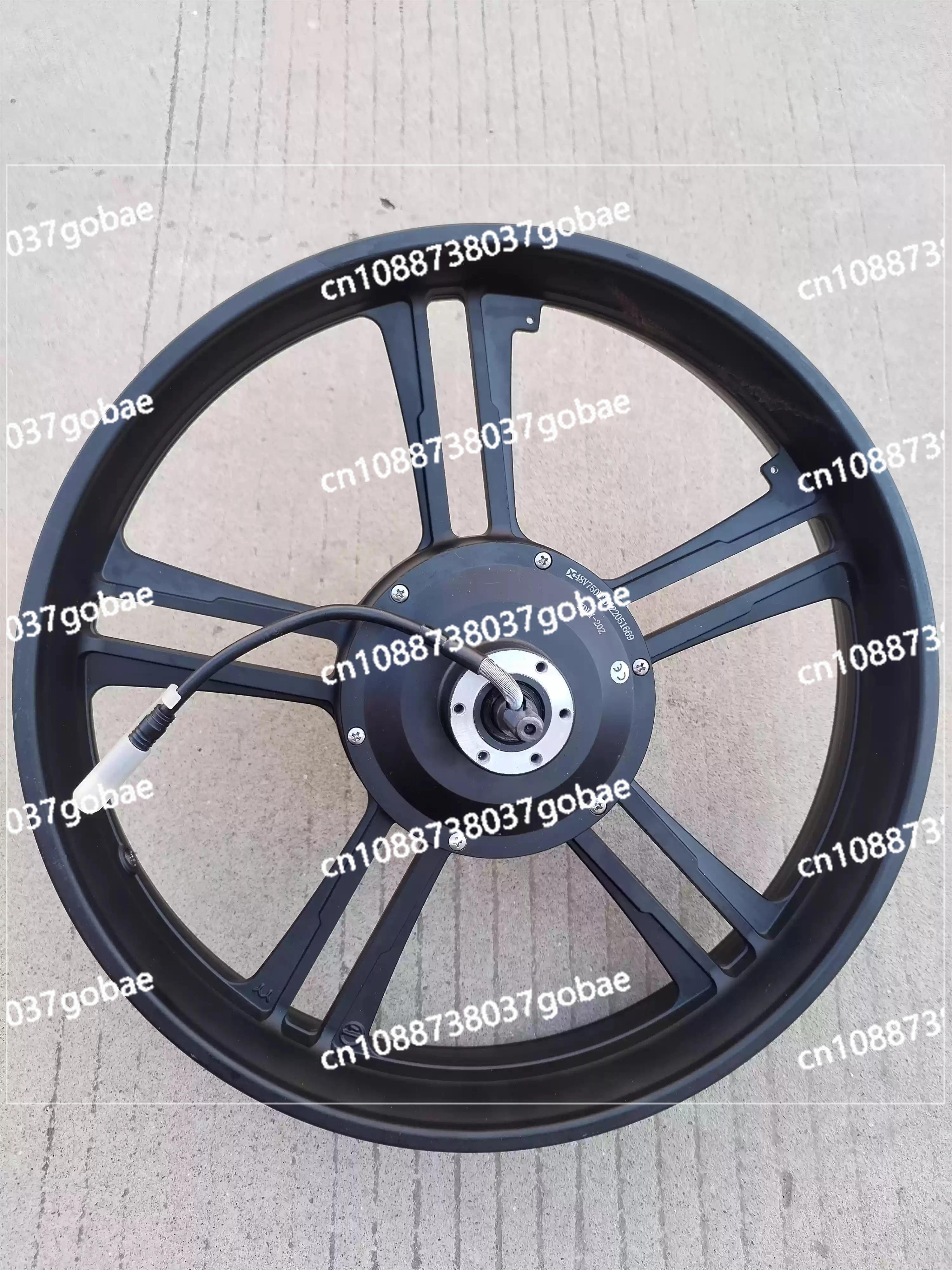 48V 750W 20 Inch Hub Motor with Sensor for Snowmobile/ATV/UTV Conversion Kit  Compatible with Waterproof Design