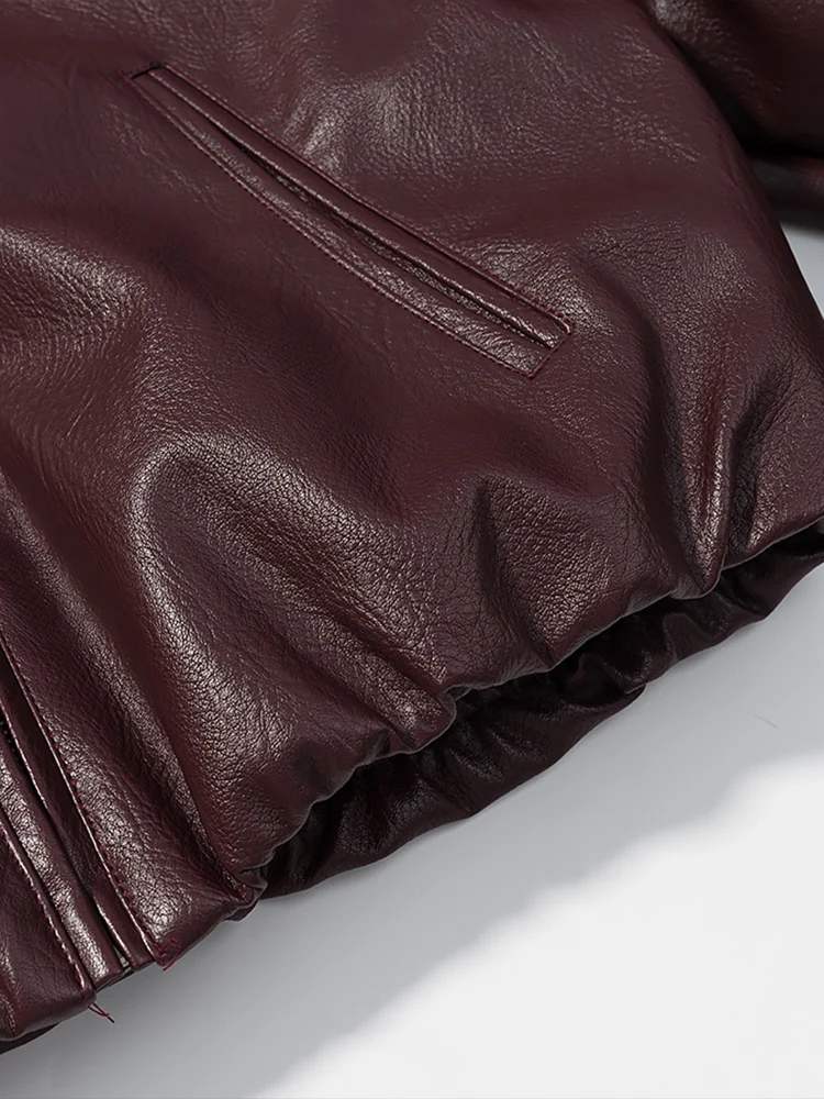 Neue Damenmode im europäischen Stil, vielseitiges Temperament, einfarbig, Revers, Langarm-Lederjacke
