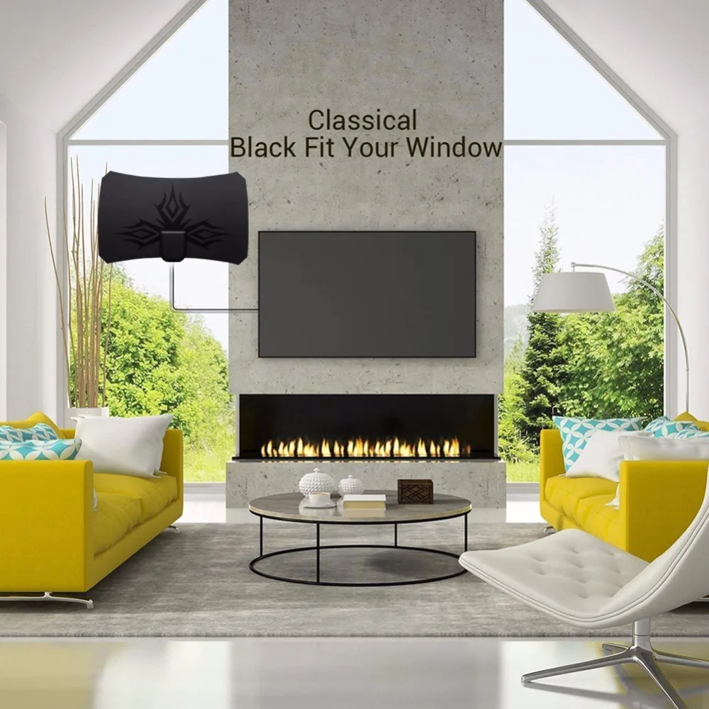 2025 ATSC 4K 1080P HDTV Antenna DVB T2 Flame Design Digital TV Antenna Enhanced Signal Reception - view 3