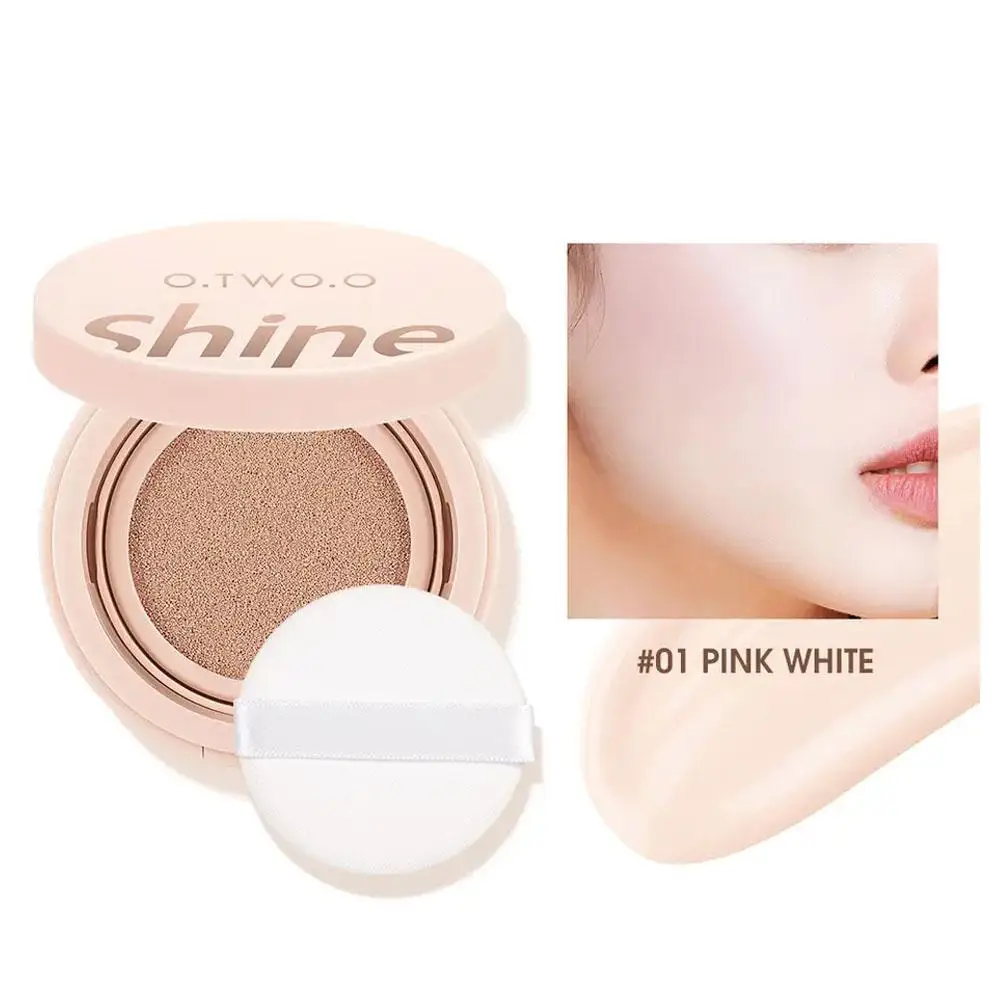 BB Creme Impermeável Air Cushion Foundation, Cobertura Total, Rosto Corretivo, Maquiagem De Longa Duração, Compacto, D7V3, 3 Cores