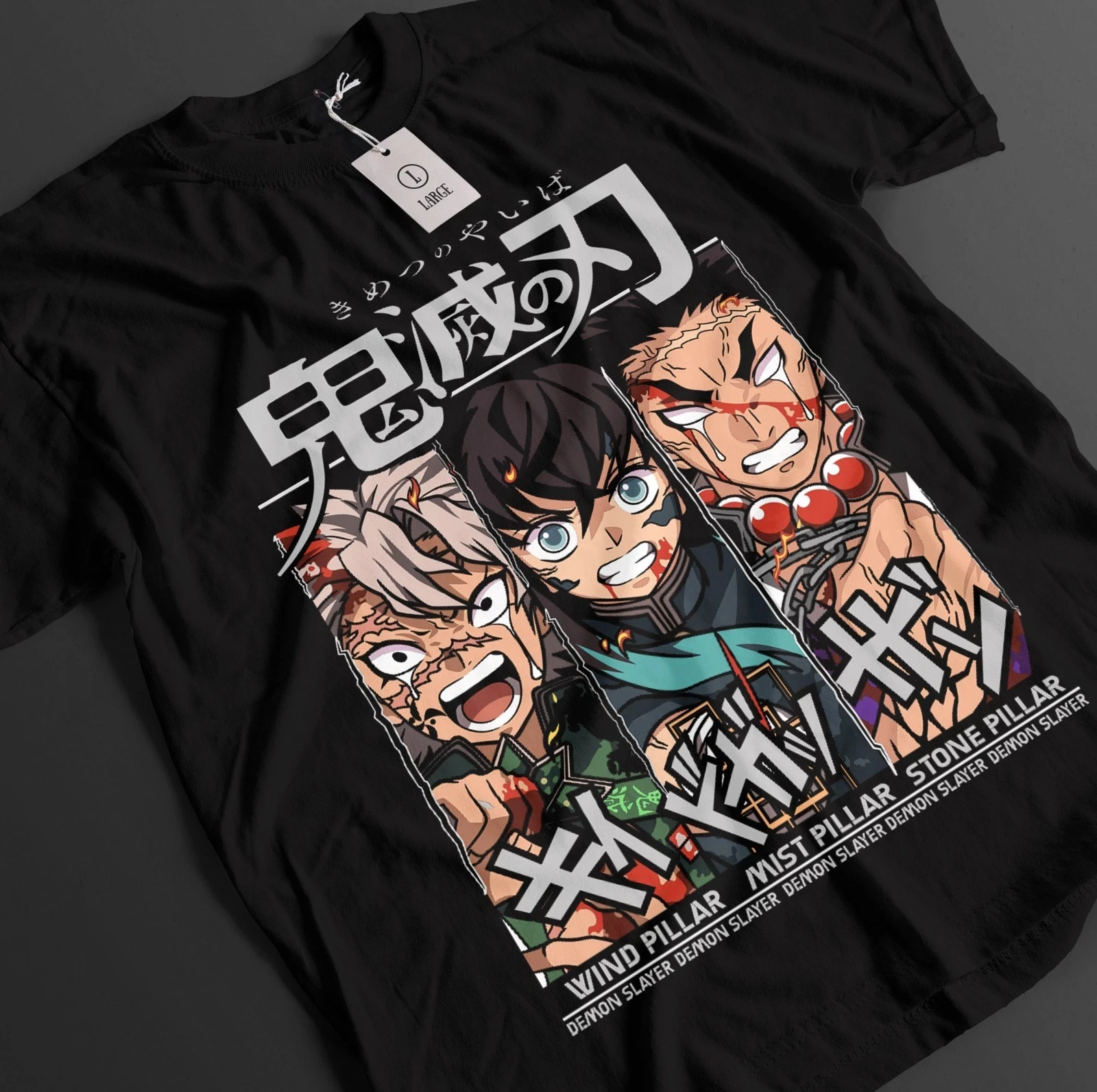 Relaxing and Comfortable Demon Slayer Tanjiro Zenitsu KNY Nezuko Inosuke Akaza Muzan  2026 New Cotton Summer for Men  and Women