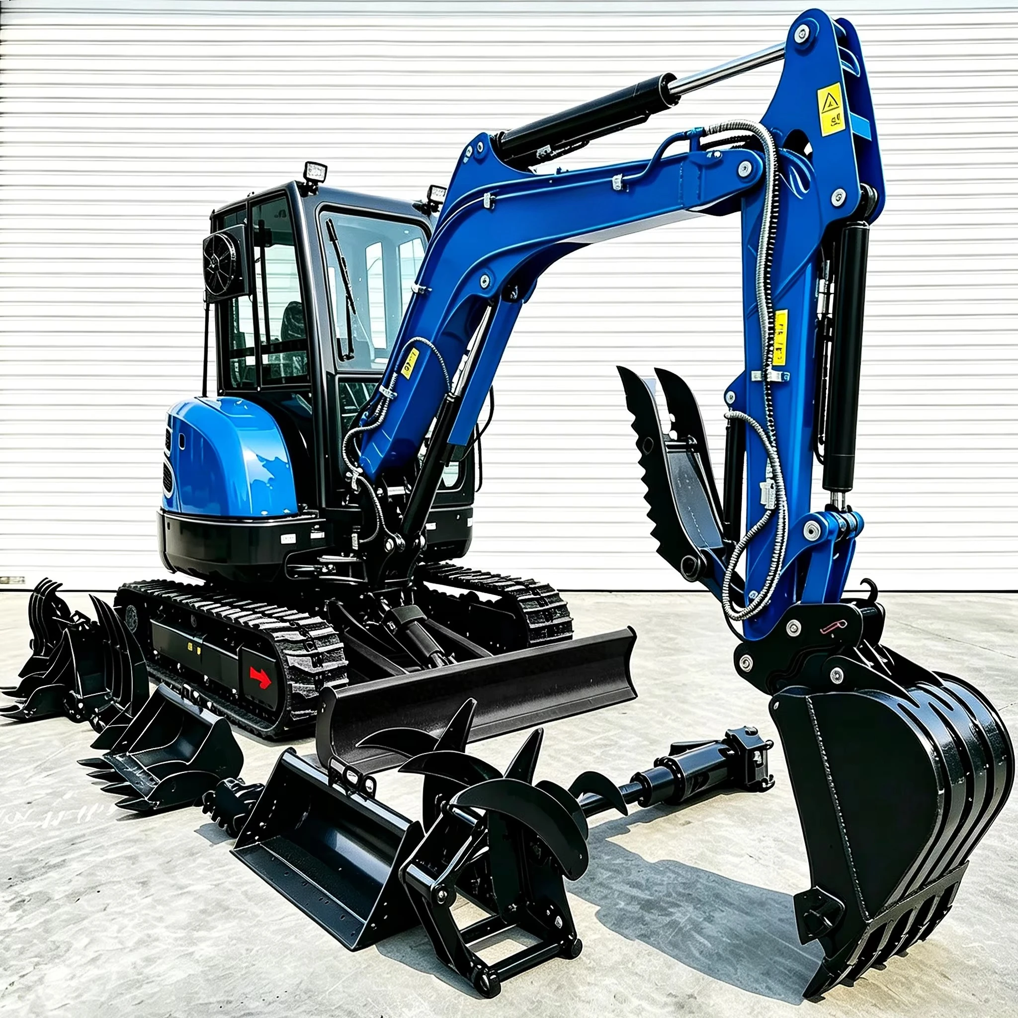 1-3.5 Ton Euro5 CE EPA Mini Crawler  High Efficiency Farm Garden Construction Digger