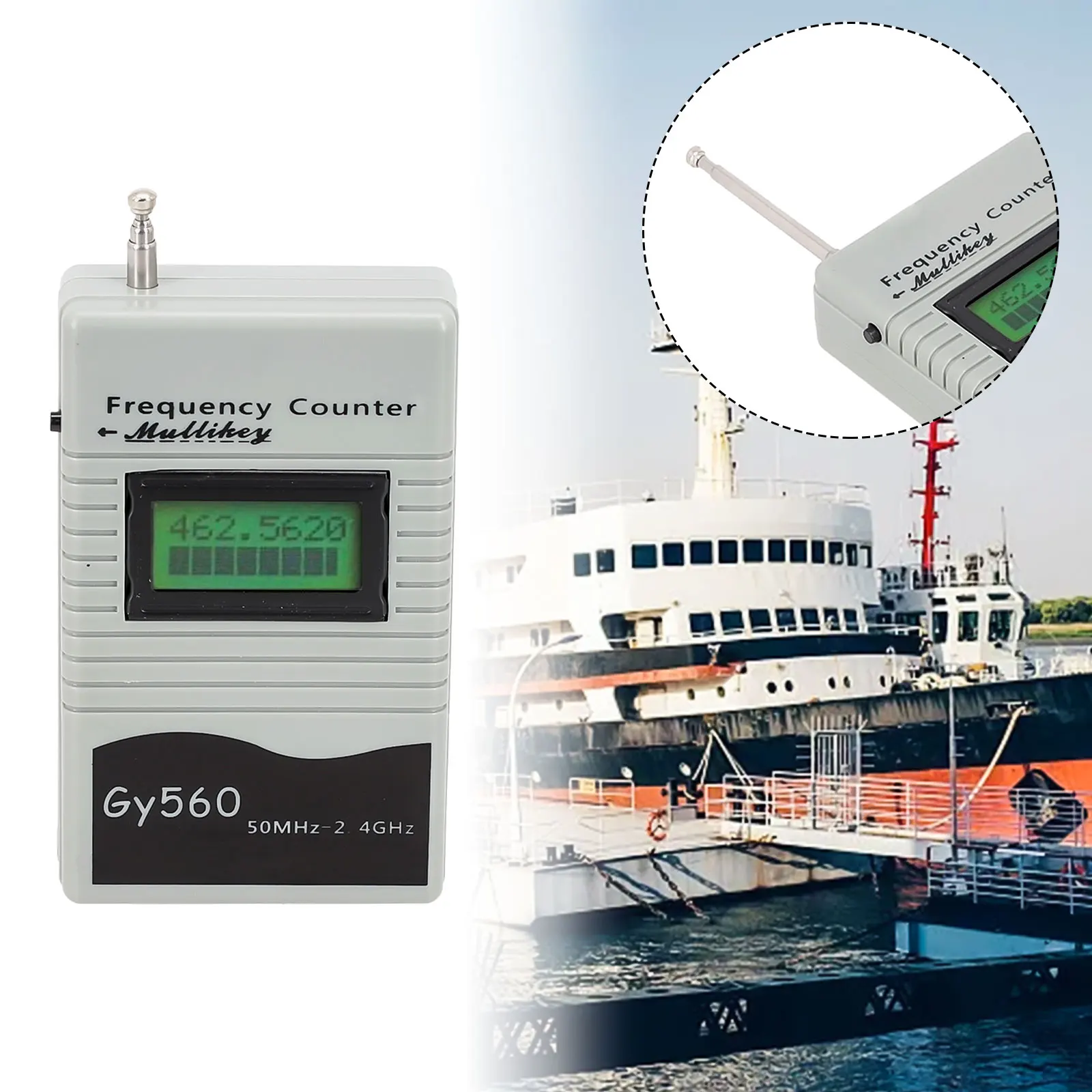 Frequency Counter Meter Gy560 for Radio Maintenance with Continuous Analog and Digital Signal Testing Capabilities