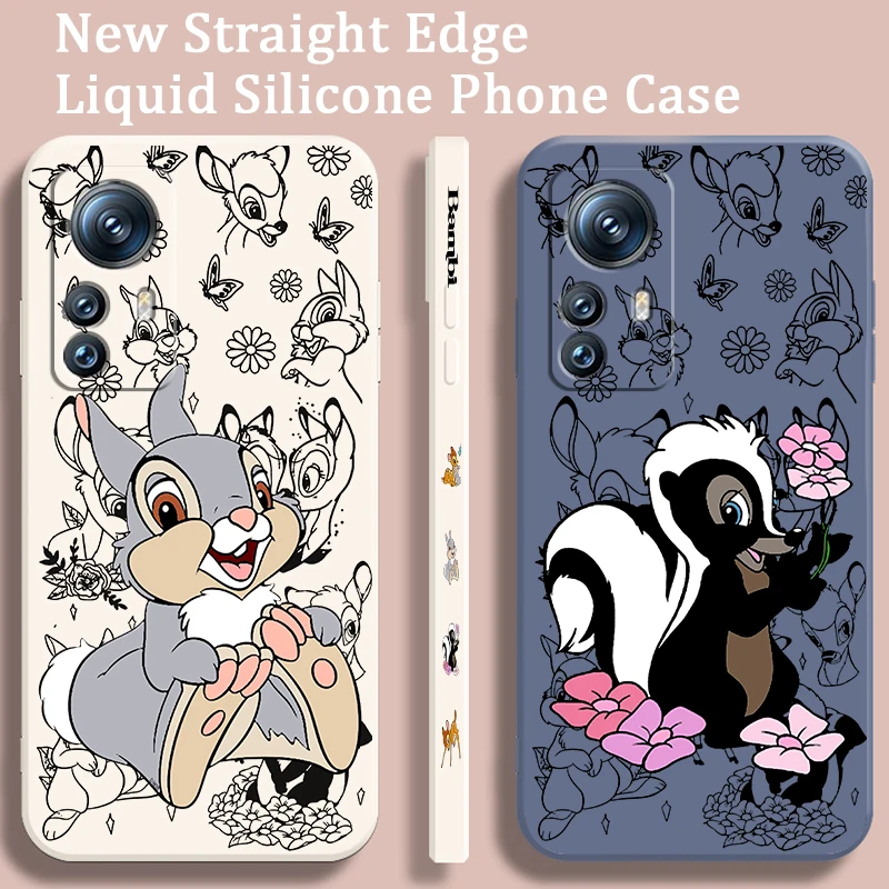 

Bambi Disney Thumper Liquid Left Rope For Xiaomi Mi 14 13T 13 12T 12 11T 11i 11 A3 10T 10 9 Pro Lite Ultra 5G Back Phone Case