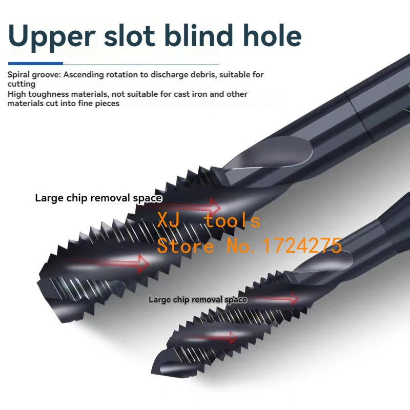 Korea YG-1 T1152 HSSE American INOX Spiral Fluted Tap UNC UNF 8-32/10-24 1/4-20 5/8 1/2 7/16 9/16 3/4 Machine Screw Thread Taps