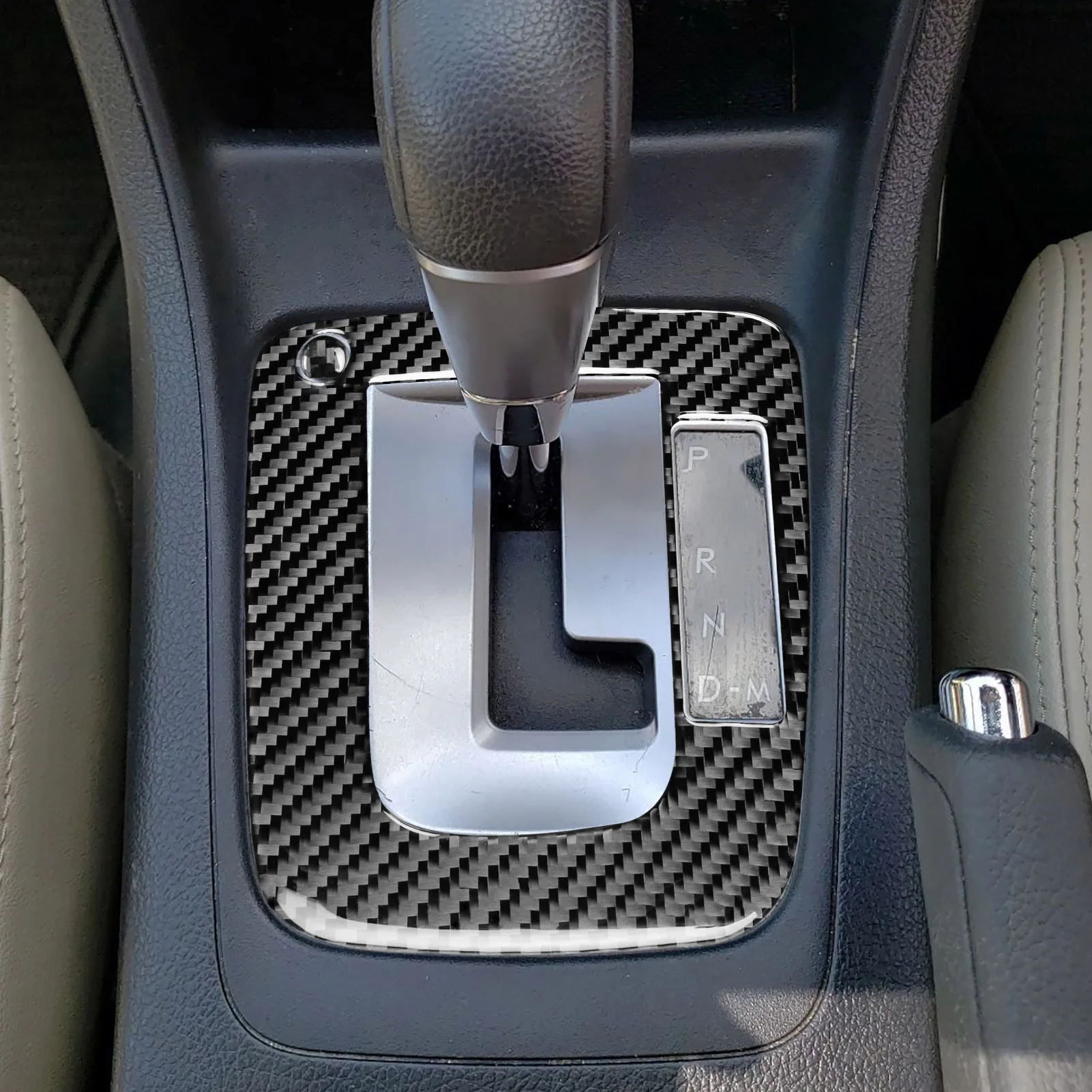 For Subaru Impreza 2012-2016 For XV Crosstrek 2013-2017 Carbon Fiber Interior Gear Shift Panel Outer Frame Accessories Sticker