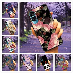 For Honor 90 Lite Honor90 5G Case 3D Relief Flower Emboss Soft Silicone Funda Covers for HONOR 90 Pro 90Lite Paint Coque Para