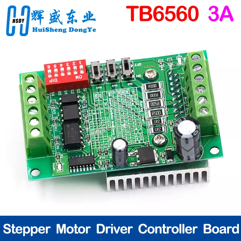 TB6560 Upgrade Version TB6600 NEMA17/NEMA23 Stepper Motor Driver Driver Board 3A 32 Subdivision Not Easy to Burn