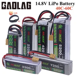 14.8V RC LiPo Battery 4S 1500mAh 2200mAh 2700mAh 3000mAh 4200mAh 5200mAh 6000mAh 6500mAh 9800mAh 10400mAh Do RC Drone Car Spare