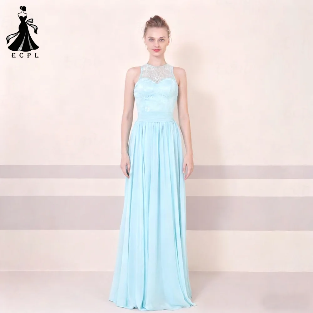 Ecpl السباغيتي الأشرطة زين فساتين السهرة الرسمية عارية الذراعين أكمام حفلة موسيقية ثوب مغرفة الرقبة الشيفون ألف خط Fساتين سهرهEcpl Spaghetti Straps Appliques فساتين المساء الرسمية بلا خلفية بلا أكمام فستان حفل حفل سكوب