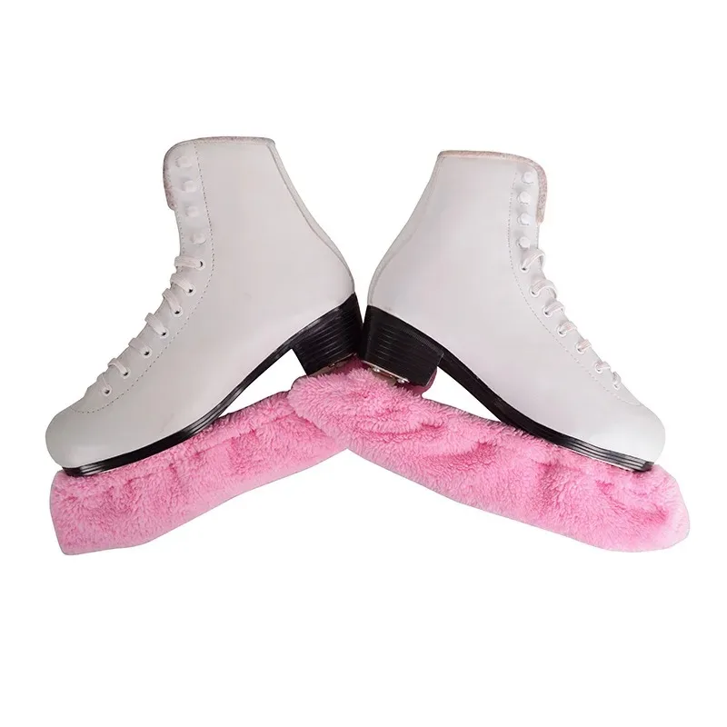 S-XXL Ice Skating Figure Skate Blade Cover Dustproof Skate Shoes Covers Protector Elastic Fleece  Anti-rust Water Absorption