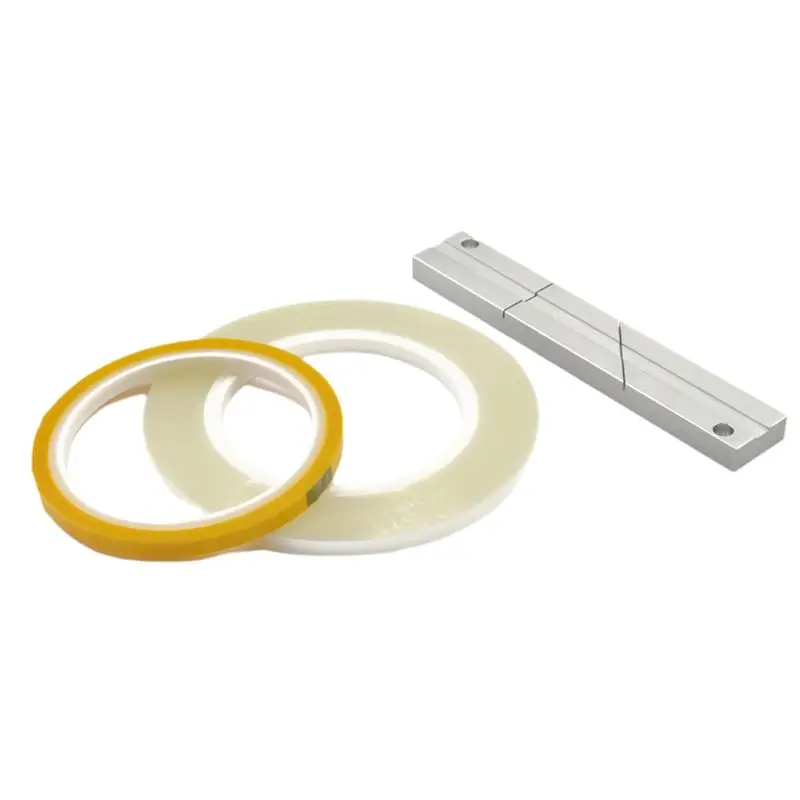 ABZW Reel To Reel Tape Set With For Revoxsonido 1/4 10 Inch Splicing Block, Leader Tape& Opening Cassettes Yellow
