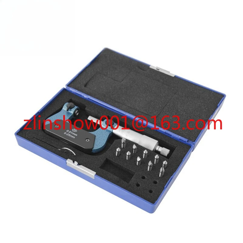 

Thread micrometer 0-25-50-75-100mm thread diameter measuring ruler
