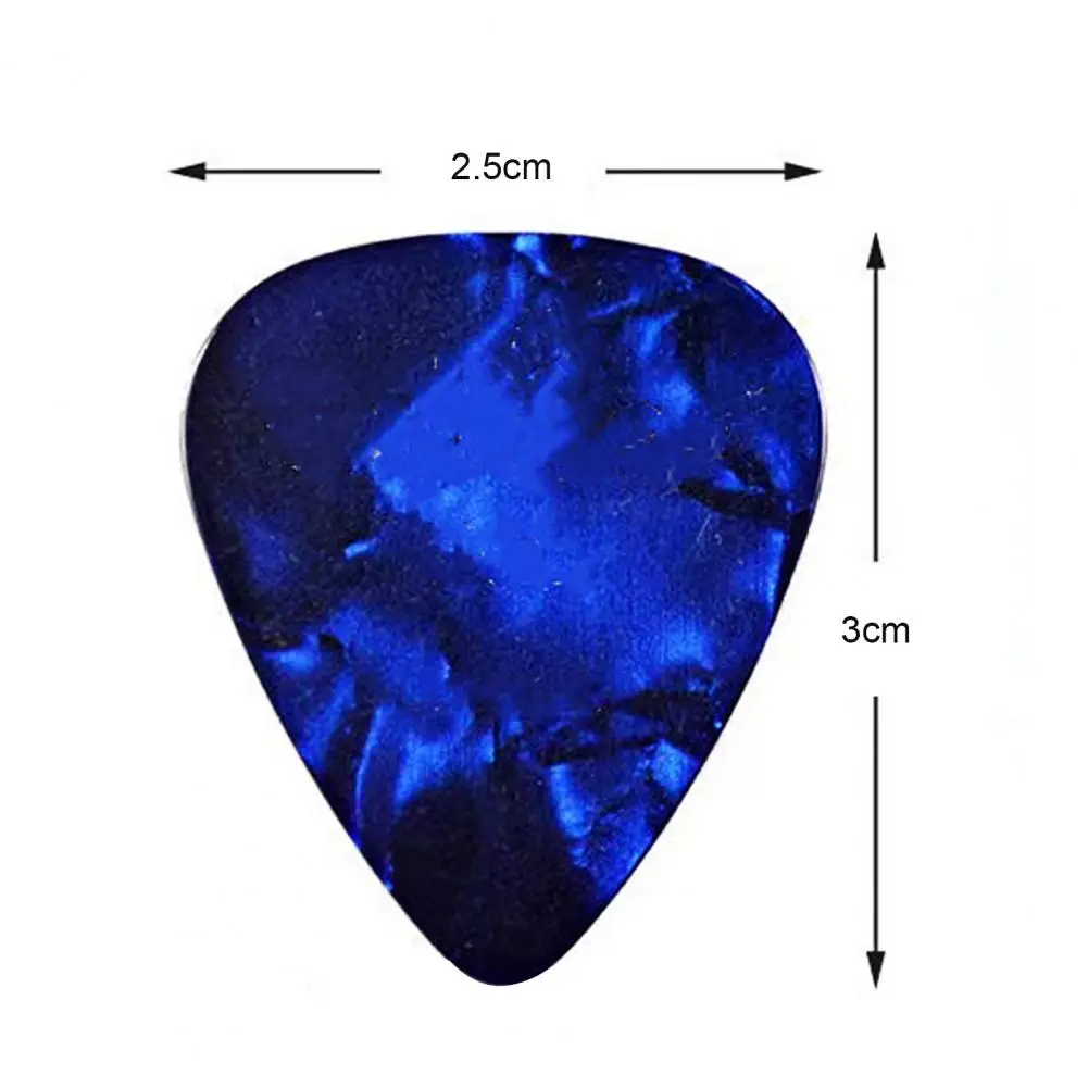 0.5mm Guitar Picks 30pcs Colorful Guitar Picks Set Variety Thickness Celluloid Plectrums Love Heart Design for Electric Acoustic