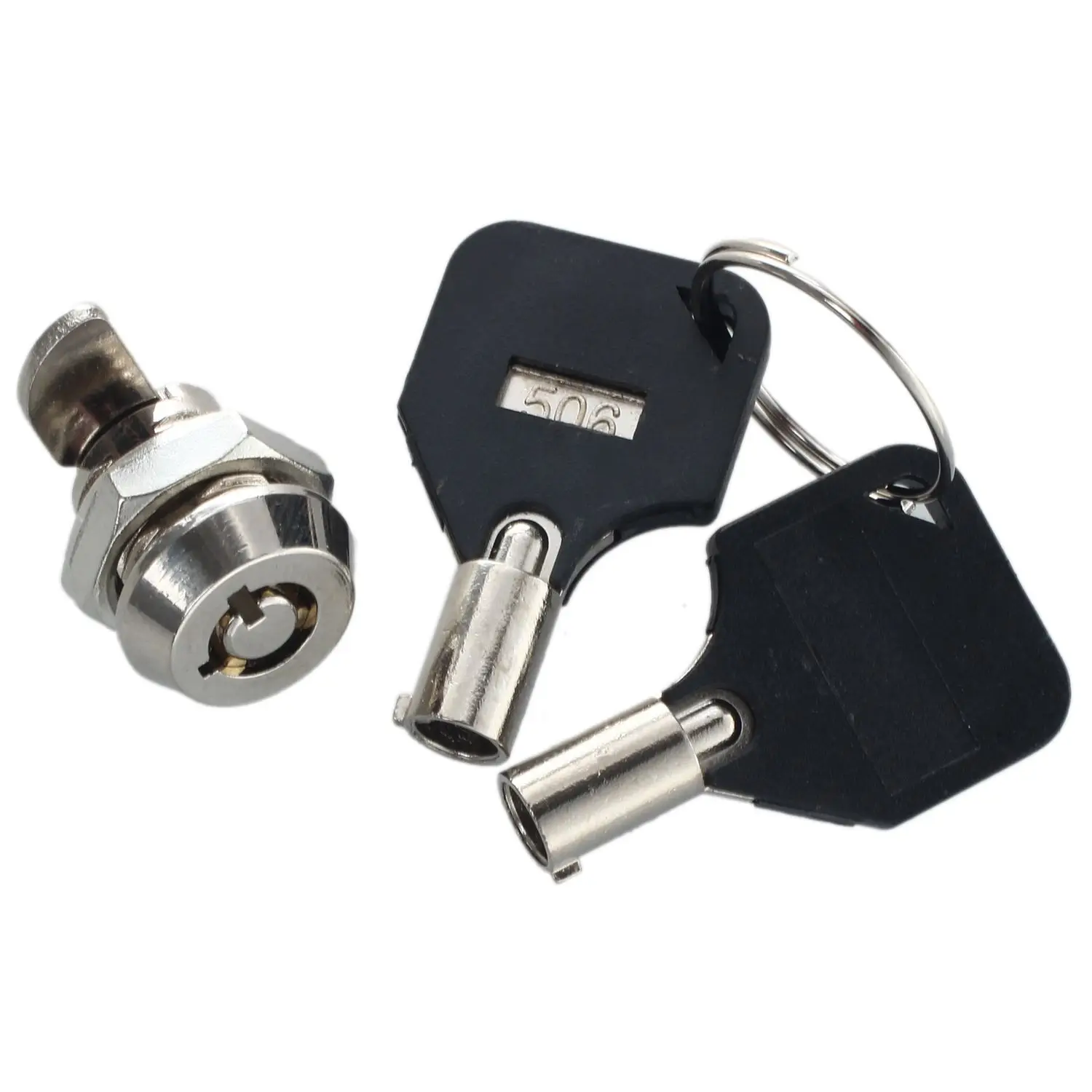 

A44T12mm Threaded Keyed Quarter Turn Cam Lock for Drawer Box Locker