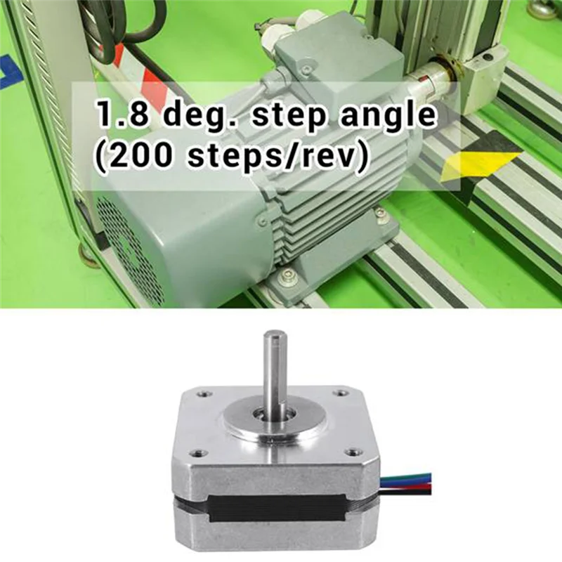 RA-10 PCS 17HS08-1004S 4-Lead Nema 17 Stepper Motor 20mm 1A 13Ncm(18.4Oz.In) 42 Motor Nema 17 Stepper for DIY 3D