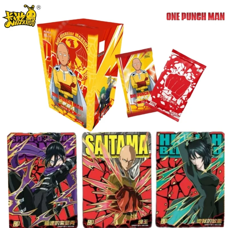 

KAYOU натуральная карта ONE PUNCH-MAN, анимационная мультяшная серия, игровая коллекция, карты, периферийные устройства, детские игрушки, подарок на праздник