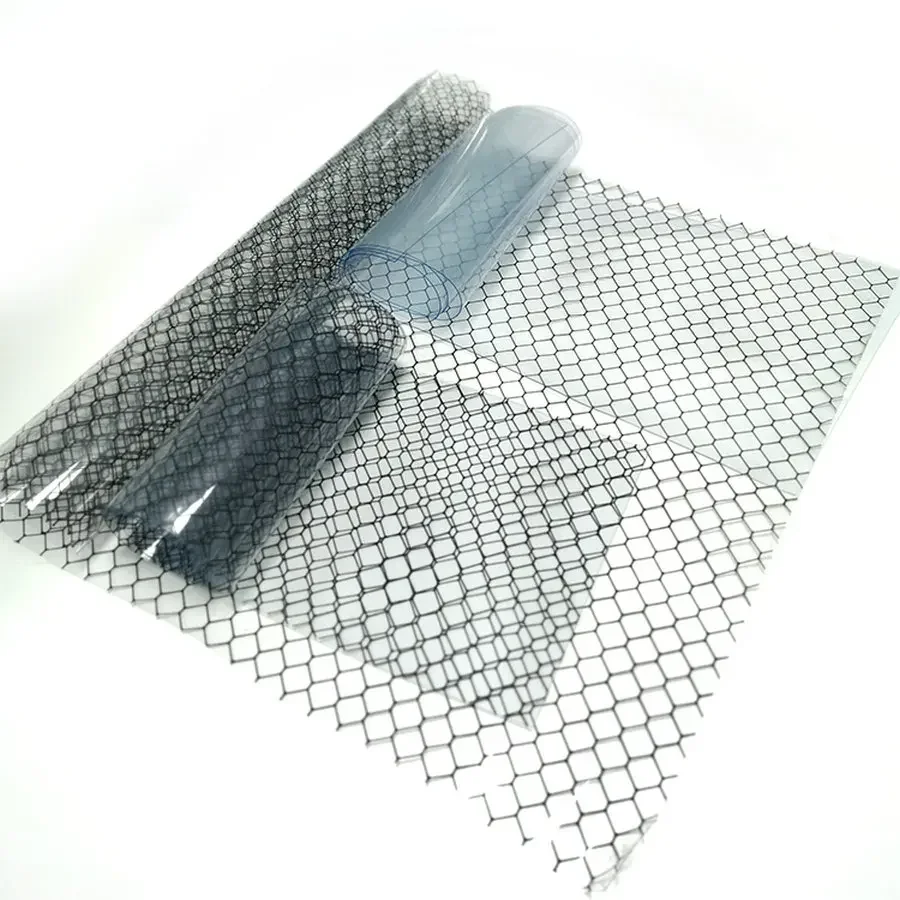 Anti Static Transparent Black Antistatic ESD PVC Grid Curtain for Factory Use