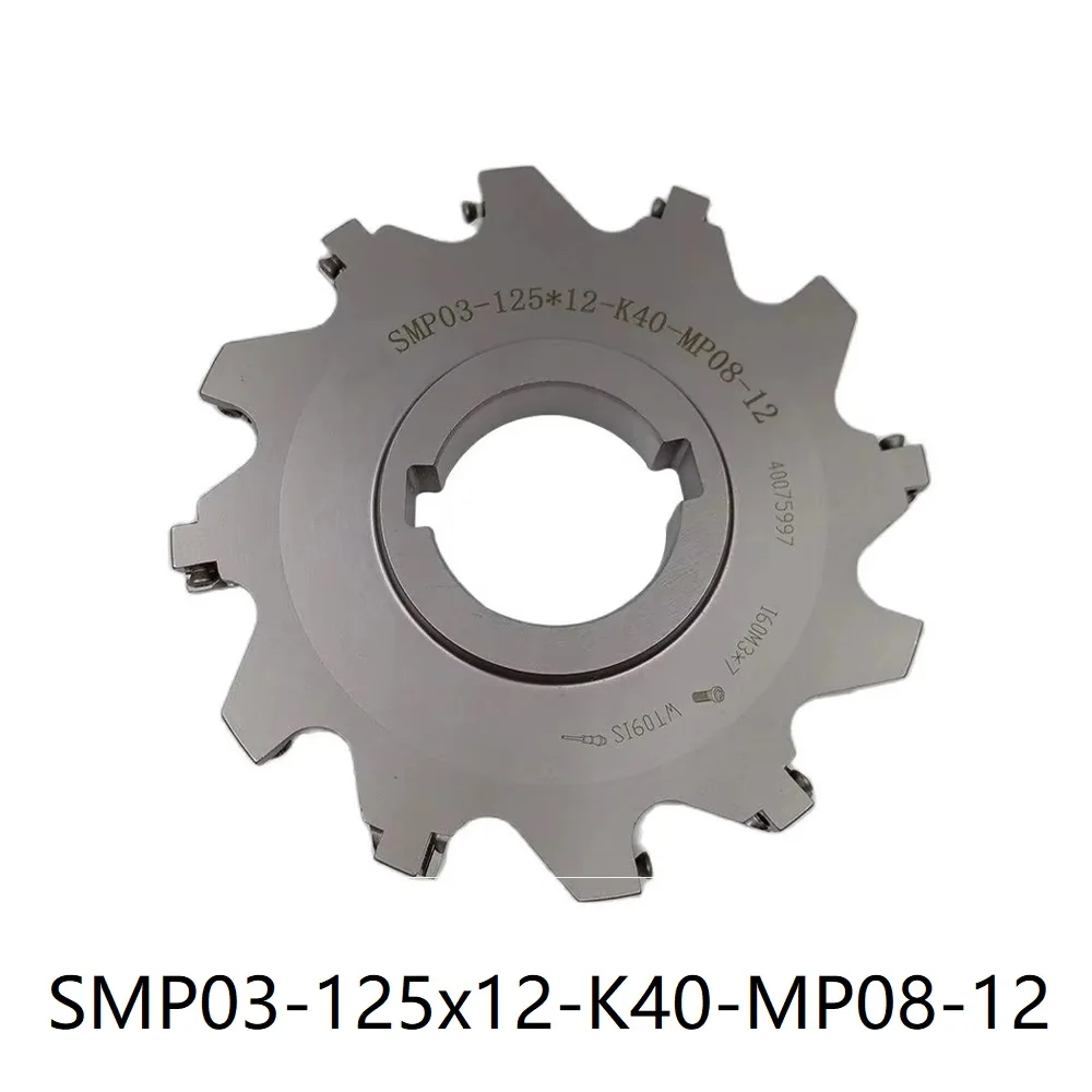

SMP03-125x12-K40-MP08-12 Столевое фрезерование ZCC Сменное фрезерование SMP03 Kr: 90 ° 1шт