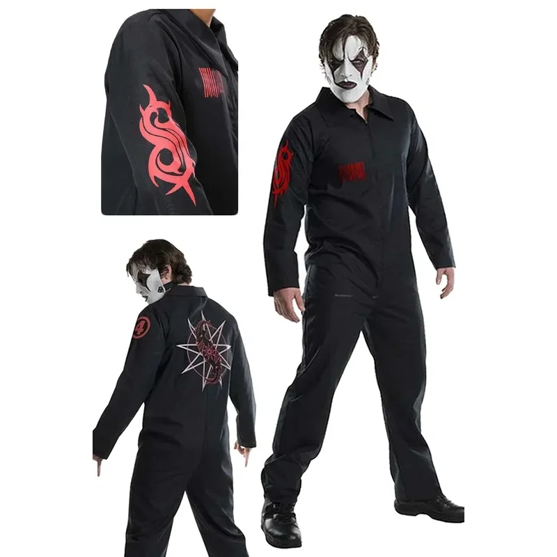 CHIOS Fantasia Mick Cosplay Clothing Jumpsuit Band Slip Cosplay Knot Stage Disfraz Costume Men Male Halloween Carnival ParCHIOS