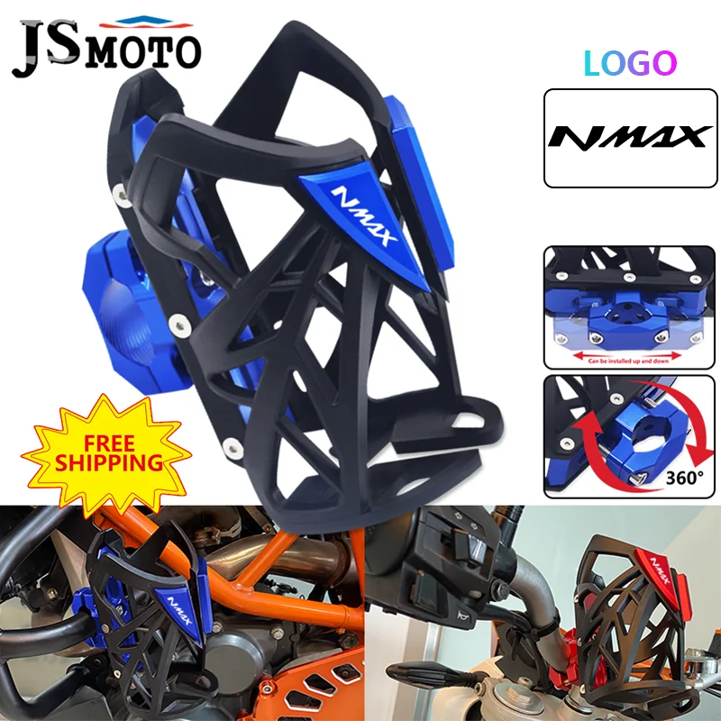 New namx Universal Beverage Water Bottle Cage Drink Cup Holder Stand Motorbike Accessories For NMAX 155 125 XMAX 300 250 NMAX155