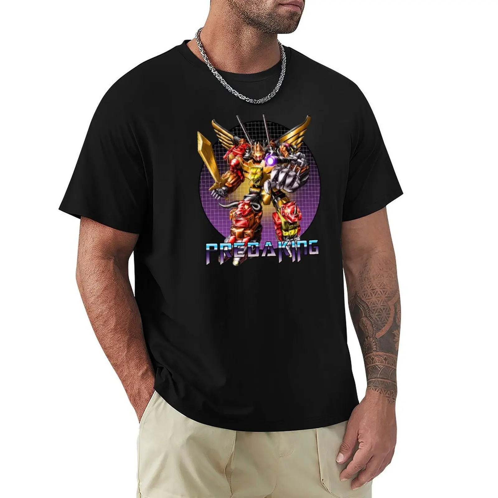 

Predaking Decepticon Transformer G1 V2 T-Shirt cotton graphic tees customs design your own custom t shirt tee shirts for men