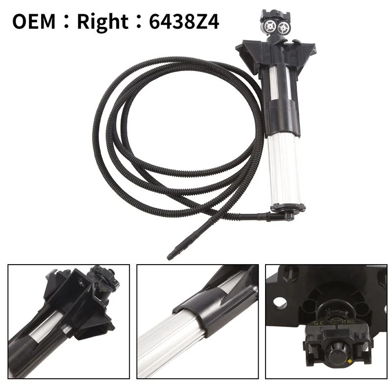 

1 PCS Headlight Washer Jet Right Head Light Lamp Cleaning Nozzle Part Number:6438Z4 ABS Automotive Supplies For Citroen C5 (X7)-