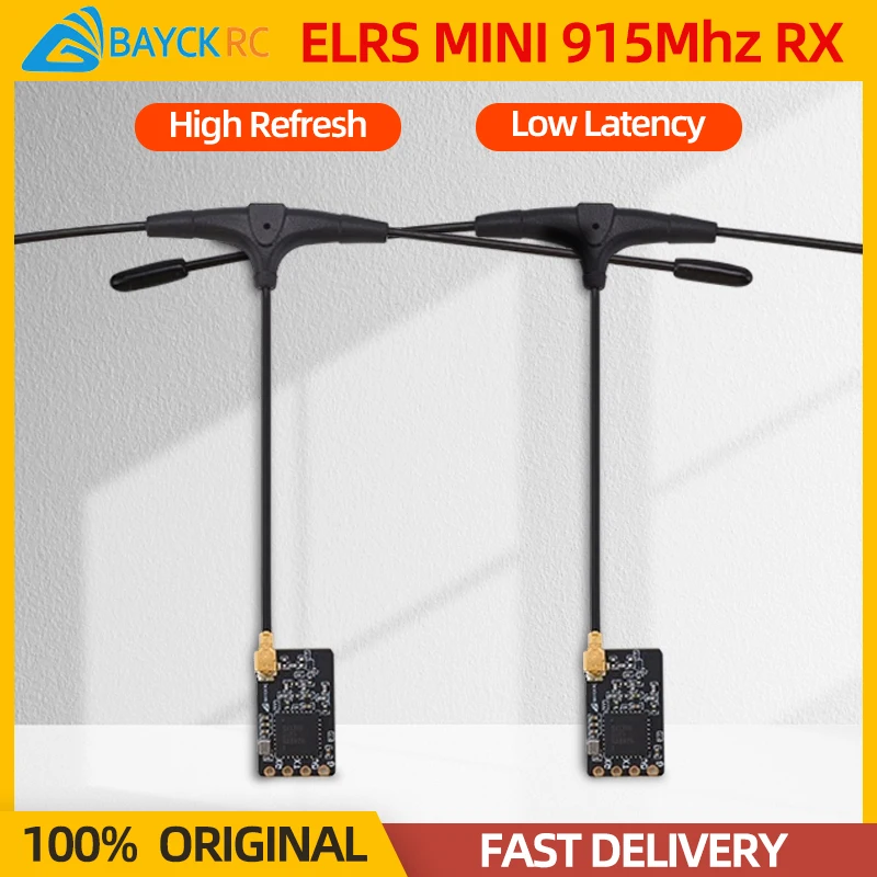 BAYCK ELRS Receiver 915M NANO ExpressLRS 915MHz RX With T Type Antenna Support WiFi For RC FPV Racing Drone Quadcopter