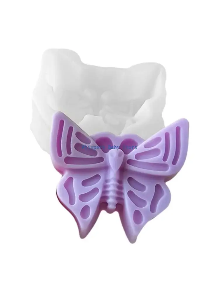 U90E Butterfly Silicone Ornament Mould Perfect for DIY Enthusiasts and Soap Makers