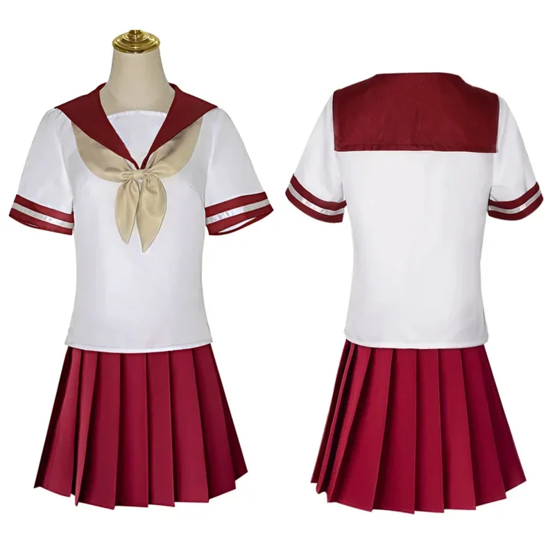 The Girl I Like Forgot Her Glasses Anime Mie Ai Cosplay Costume Women Girls Sailor Suit JK School Uniform Lovely Skirt Wig Suit