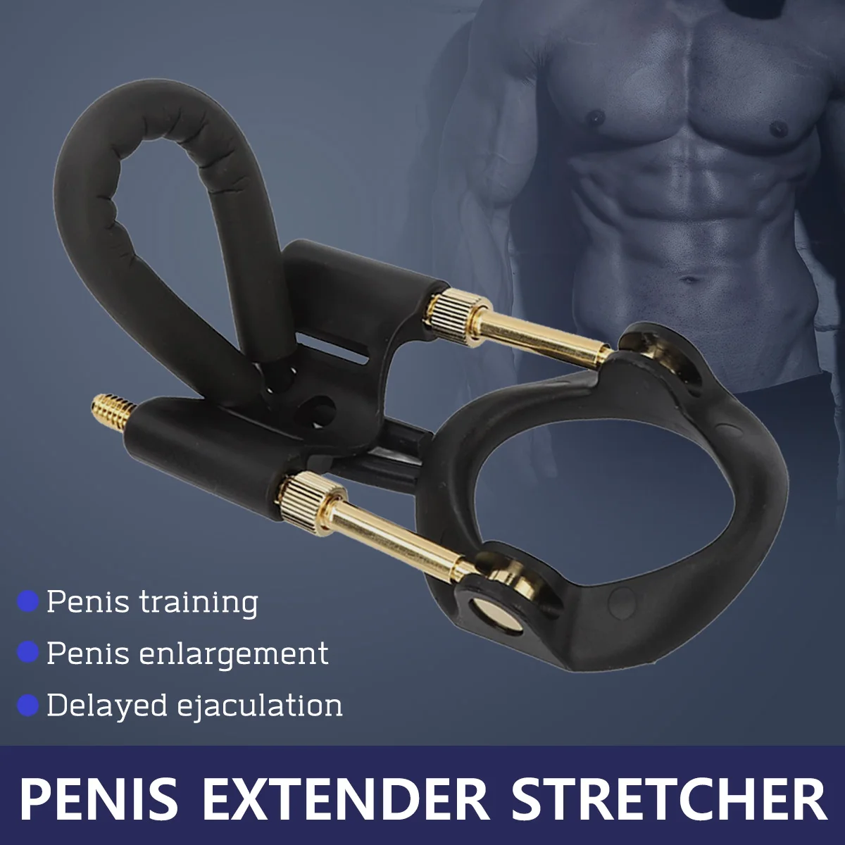 Penis Extender Adjustable Penis Stretcher Kit Penis Enlargement Traction Device Penis Enlarger Sex Toys for Men Penis Trainer